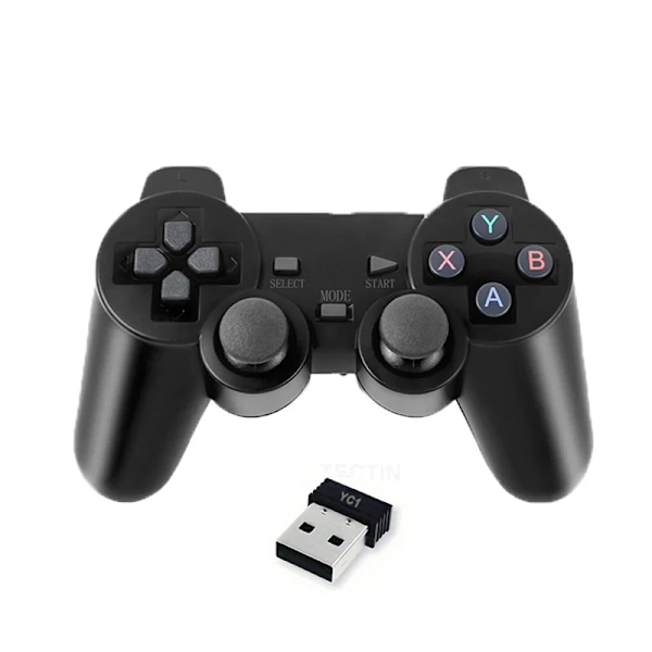 Sort Z01X Trådløs Spilcontroller Kompatibel med Switch, PC, Android og iOS, Gyro, Turbo
