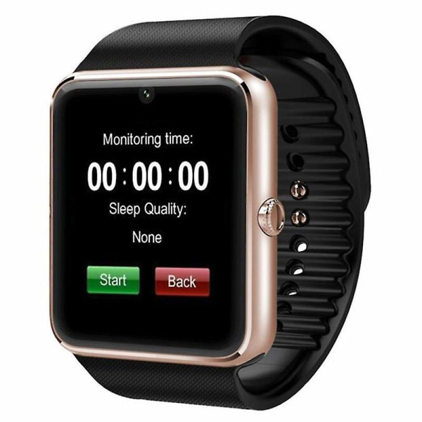 Gt08 smart watch-kort-indsættelse af bluetooth smart wear gt08 sportsur Black