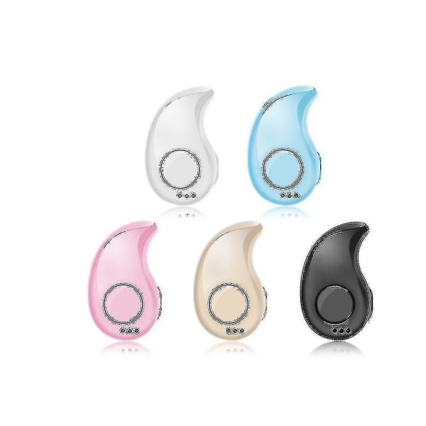 Mini Bluetooth Stereo Headset In Ear Trådlösa hörlurar Öronsnäckor Hörlurar (rosa)
