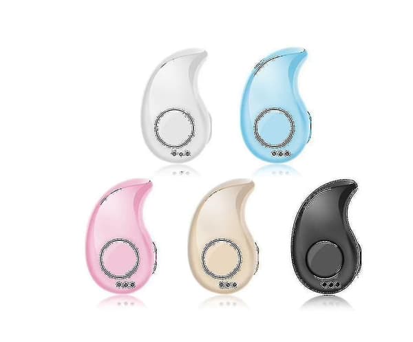 Mini Bluetooth Stereo Headset In Ear Trådlösa hörlurar Öronsnäckor Hörlurar (rosa)