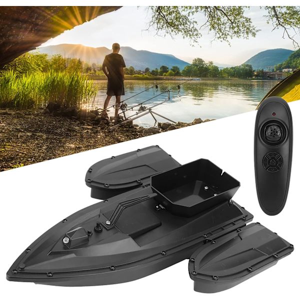 RC Fiske-Agnsbåd, 1,5 kg Lastekapacitet Fiskesøger 500m Genopladelig RC Båd