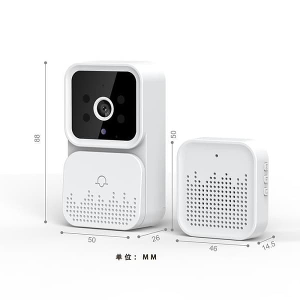 Trådlös WiFi Video Dörrklocka Kamera HD Mörkerseende Smart Hem Säkerhetsklocka
