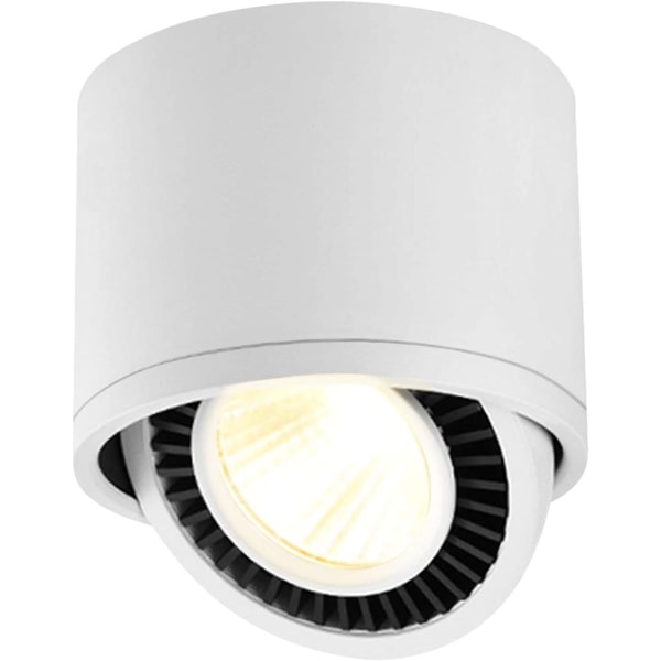 15W vit taklampa 1 LED-spotlights Justerbara taklampor Modern Spotlight Bar 360 graders vridbar för inomhuskontor vardagsrum, 4000k Aluminu
