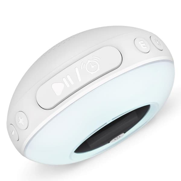 Lysende vækkeur med Bluetooth-højtaler, natlys vækkeur til børn