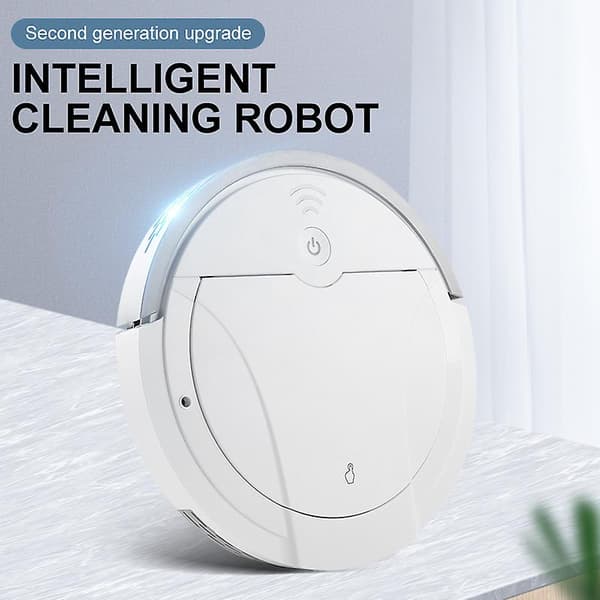Ny Mini Household Sweep Mop Sweep Robot Vacuum Spray Sweeping Robot Dammsugare White AU