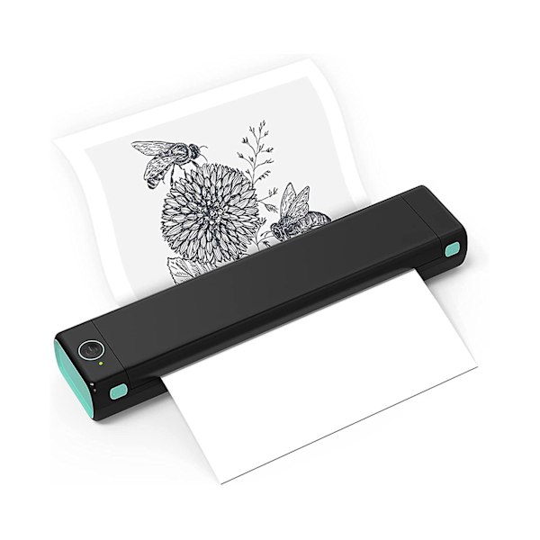 Lille Mini Blækfri Termisk Printer til A4 Genopladelig Letvægtsprinter til Kontor Kvittering