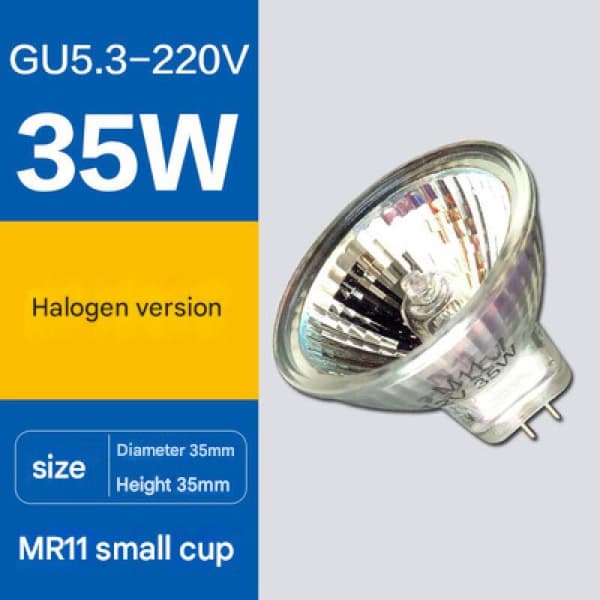 GU10 Halogenlampor 8-pack – 35W 220V Spotlightlampor, 35mm Diameter