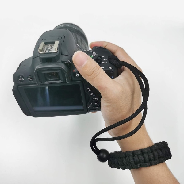 Kameraremsystem Kamera Camcorderstropper - [2 stk] Kamerarem Nylon Paracord-håndled
