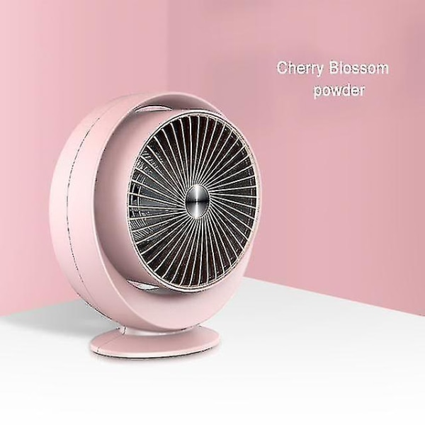 Rumvarmer, energieffektiv lille rumvarmer til soveværelse, ptc Keramisk Elektrisk rumvarmer til kontor og hjemmeautocamper( Farve: Pink)
