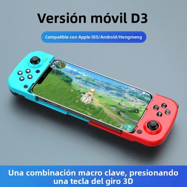 Gul trådløs Bluetooth gamepad, kompatibel med Switch OLED / Lite og PC