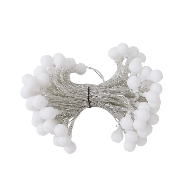 Bubble Ball LED Varma Slingor, 10m 100 LEDs, Plug-in Utomhus Julbelysning 10m