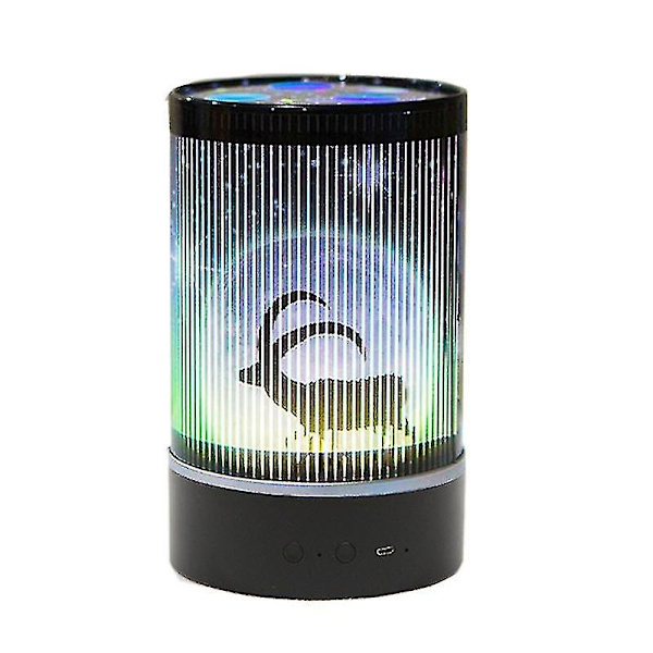 Animerade LED Ry Sky Projektionslampa med Fjärrkontroll Projektor Hem Säng Black