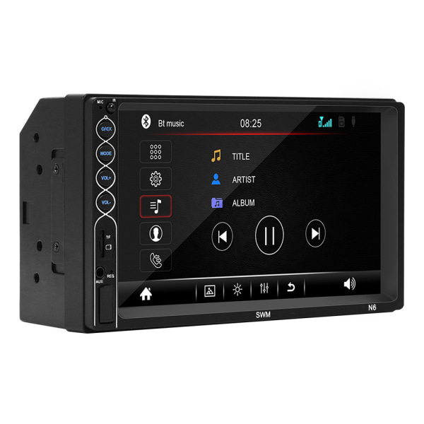 7 tommer HD bil Bluetooth MP5-afspillerkort USB diskradio