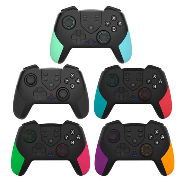 Sort Trådløs Bluetooth Spilcontroller, Kompatibel med PS3 og PC, Gamepad Joystick Tilbehør