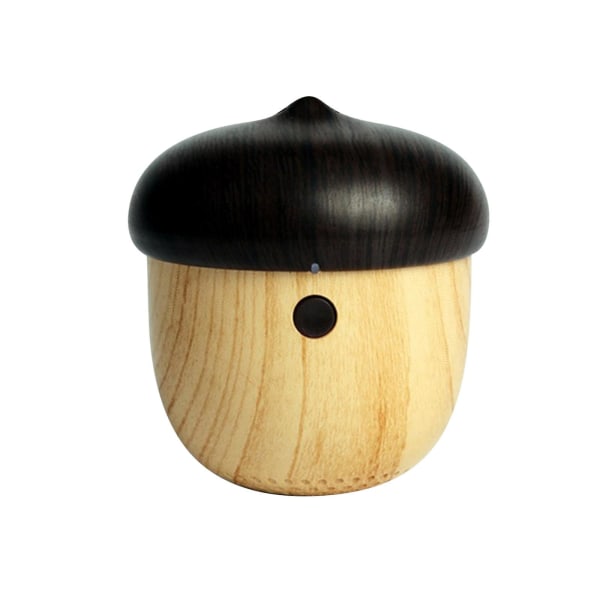 Träkorn mini tallkotte högtalare, högljudd stereo portabel utomhus Bluetooth högtalare Wood grain