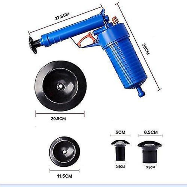 Drain Blaster Luftdrevet Propper Pistol
