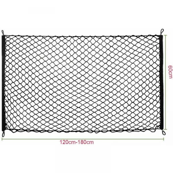 115x60cm Bagagenet til Bil, Nylon Elastisk, Beskyttelse af Kæledyr