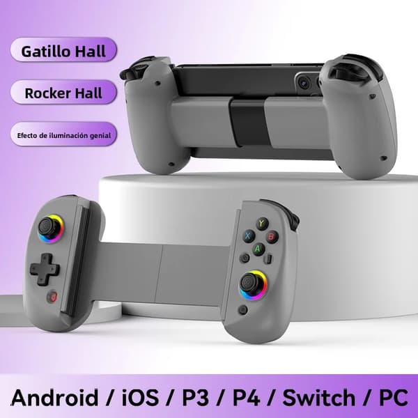 JK03 Teleskopisk Spilcontroller Dobbelt Farve, Kompatibel med iOS, Android, Switch