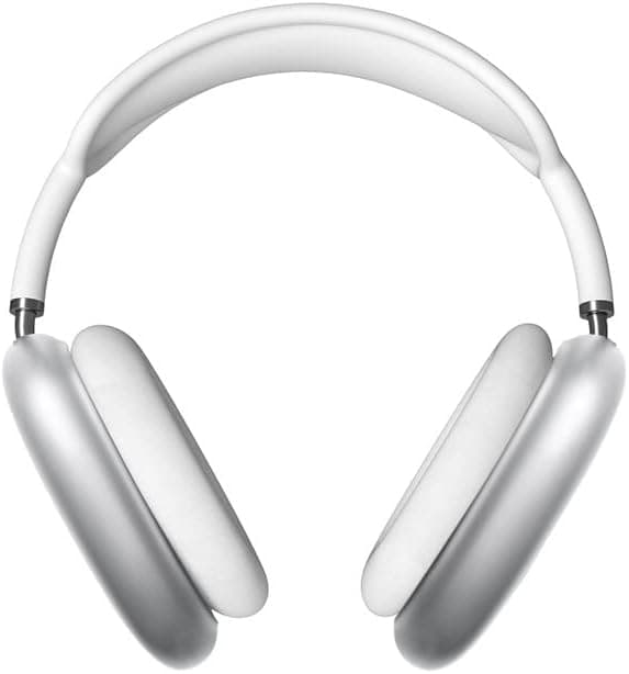Trådløst Bluetooth-hovedtelefoner, ergonomisk design, højstyrke materialer, justerbar og mere holdbar, hvid