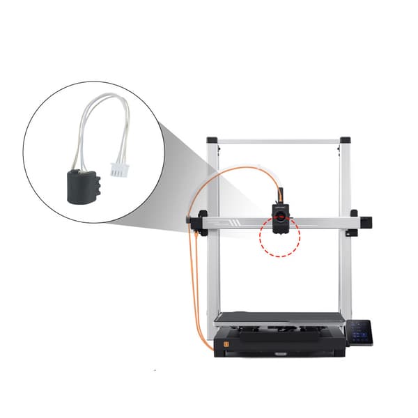 3D-printer integreret hotend-varmeenhed med ståldyse 0,4/0,6/0,8 mm justerbart hoved 3D-printertilbehør heating element