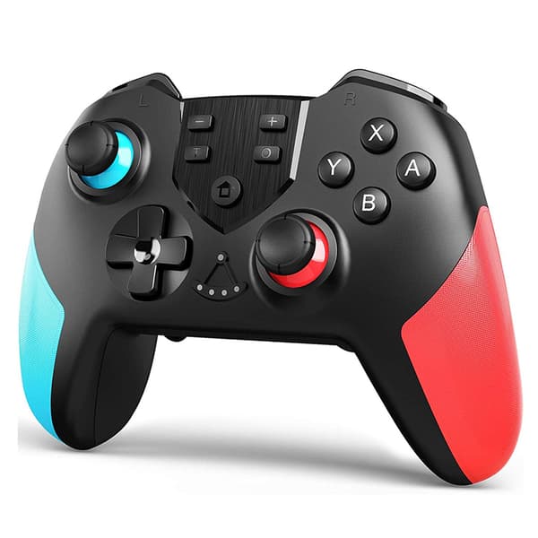 Blå trådløs Bluetooth-spilcontroller, kompatibel med PS3 og PC, gamepad-joysticktilbehør