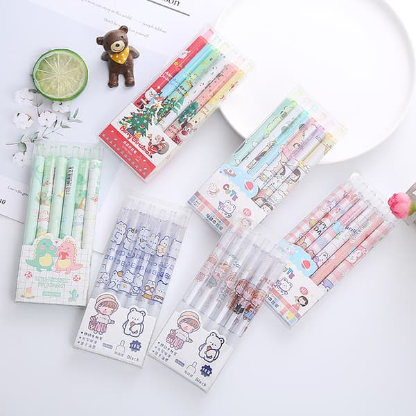 0,5 mm Kawaii Kulepenn for barn, studenter, kontor, gave-14848