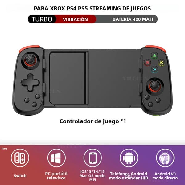 GameSir Nova Lite 2 Trådlös PC-handkontroll med Hall Effect-joysticks & -triggers, 2,4G & Trådbunden, 1000Hz Polling Rate, Ommappningsbara knappar
