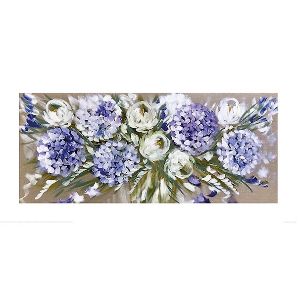 Amanda Brooks Country Harvest Poster Lilac/White/Green 50cm x 100cm