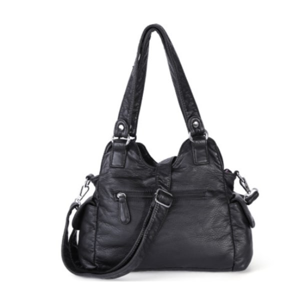 Handväska dam Handväska Stor multipocket handväska PU mjukt läder Messenger Bag Damer Axelväska Handväskor för kvinnor
