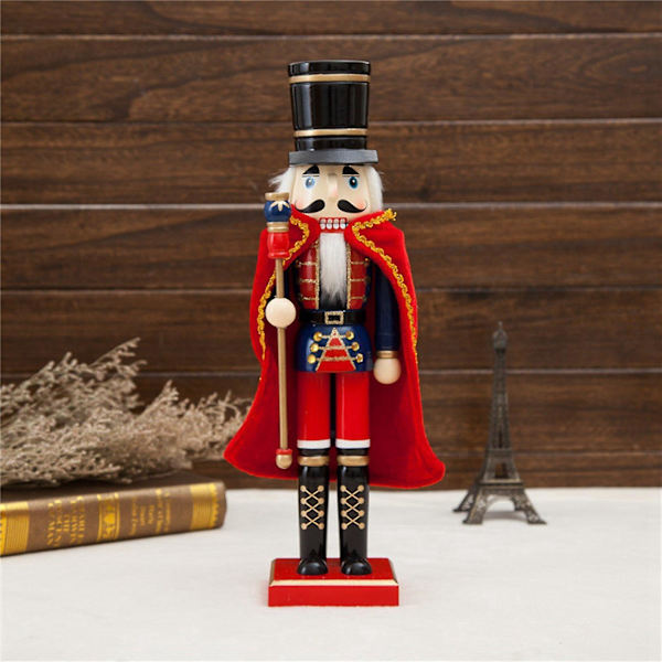 38cm Nøddeknækker Miniaturer Julegaver Borddekorationer Soldat