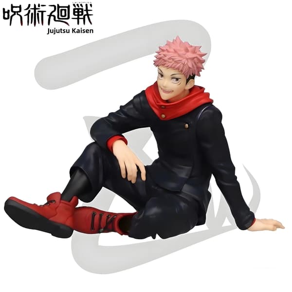 Sittande tapper studenthjältefigur, 8 cm PVC samlarstaty, vuxenpresent