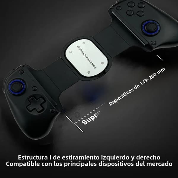 Sort Bluetooth Trådløs Spilcontroller Kompatibel med Nintendo Switch/Android/PC