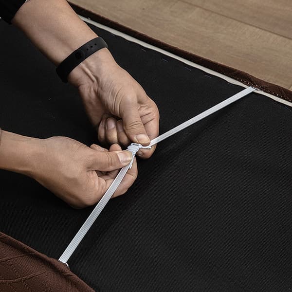 Jacquard spisestuebenk trekk, elastisk soveromsbenk trekk