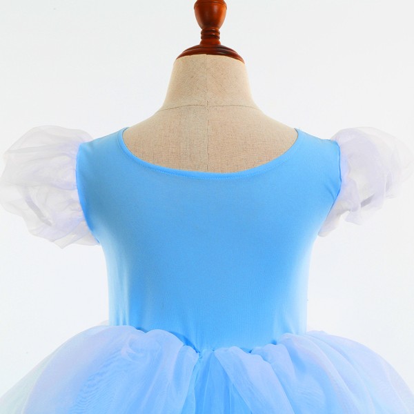 Halloween Barn Askepott Tutu Askepottkjole Bomull Elsa Prinsessekjole 130cm