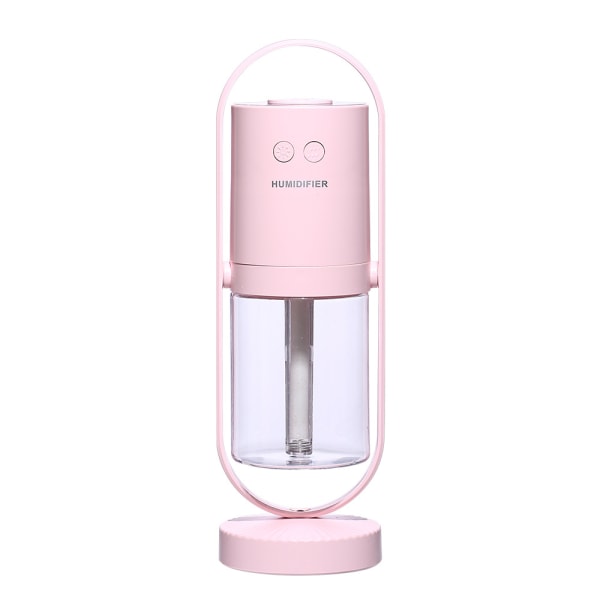 USB luftfuktare projektor ljus aromaterapi diffusor (rosa)