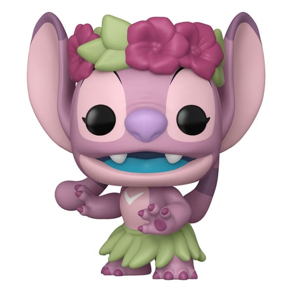 Funko-stil ö luau ängel vinylfigur, lekfull tecknad ande samlarobjekt, presentidé för barn