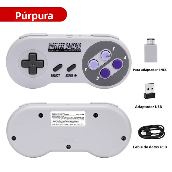 S02 Hvid Trådløs Bluetooth Game Controller med Hall Triggere og Taktile Knapper, Kompatibel med Switch, PC, Android og iOS