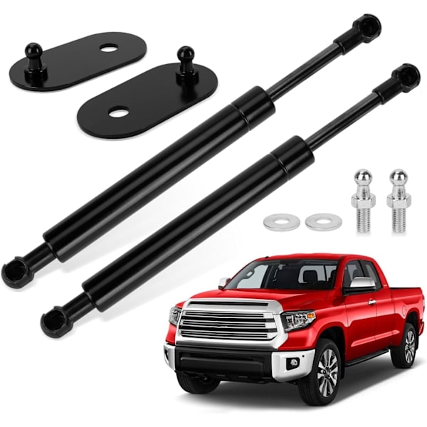 2 stk. Tundra Bagklap Assist 2007-2019 Tundra Rough Country Bagklap Assist Bagklap Løftstøtte Struts Stød Gasfjedre