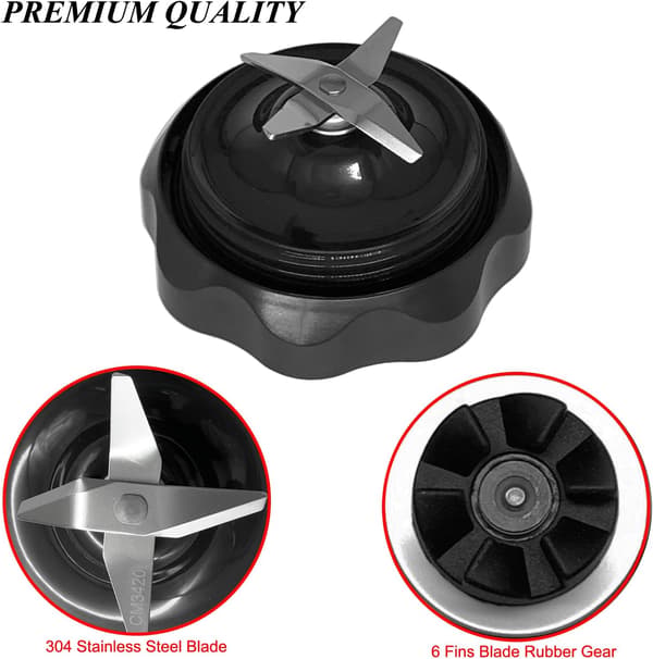 1 stk blenderkniv erstatningsblad for Combo Blender, Combo Blender Blad Reservedeler