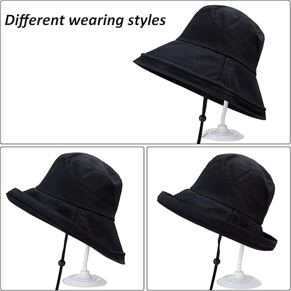 Fiskarhatt dam all-match tide storbrättad solskydd solhatt litterär och konstnärlig ansiktstäckande solhatt，20014