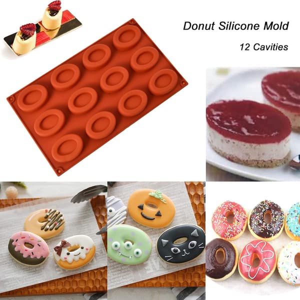 Silikonform for muffins, cupcakes og gelé - 10917