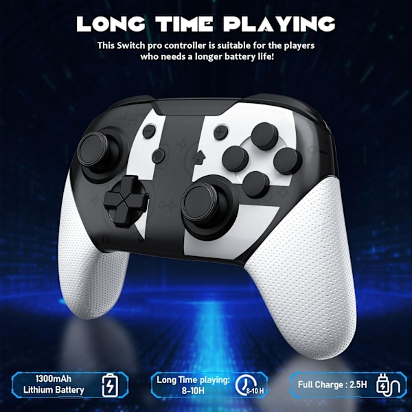 Rød trådløs controller, kompatibel med PS4, vibration inkluderet, USB-ladekabel, ergonomisk