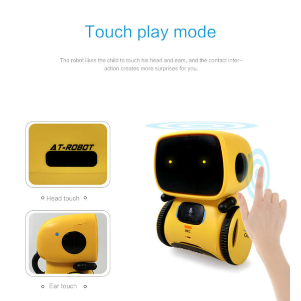 Robotlegetøj til børn, interaktiv smart talende robot med stemme