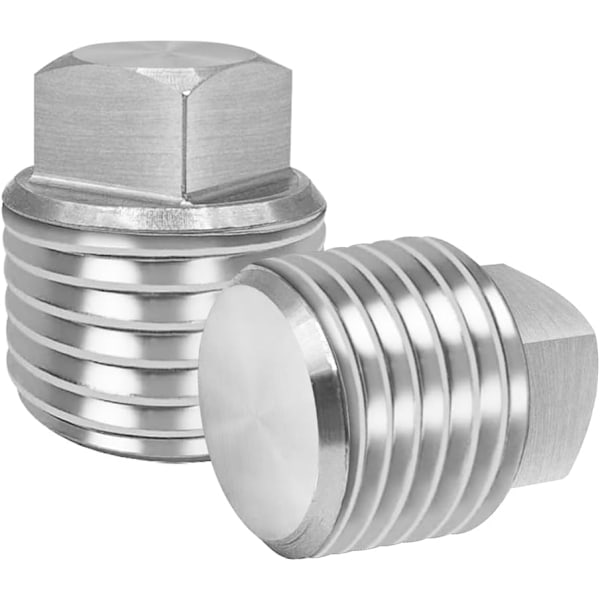 2pcs 316 Stainless Steel 1/2" NPT Boat Plugs,Solid Boat Drain Plug for Bayliner Four Winns Glastron Larson Sea Ray Starcraft and Many Other Models