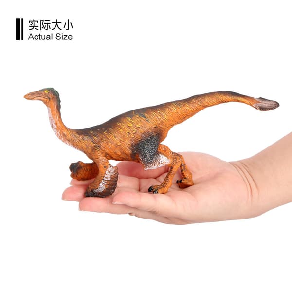 Realistisk Gallimimus Dinosaurfigur, 2 STK Samlemodell, Skrivebordsdekorasjon