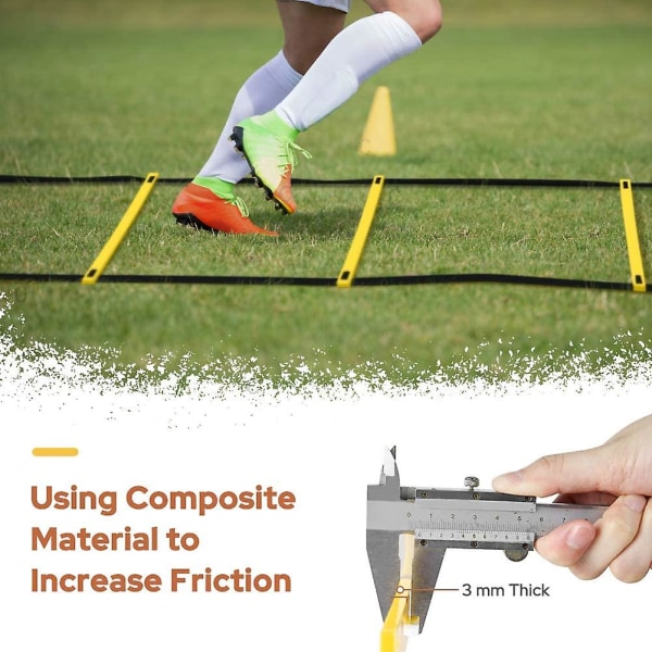6m 12-trinsstige til børn og voksne fodboldhastighedstræning