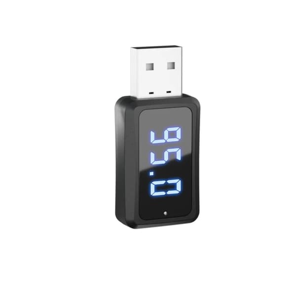Bluetooth 5.4 Bil FM-sender med mikrofon USB-lydadapter Håndfri opkald Musikafspiller og USB-strømsæt