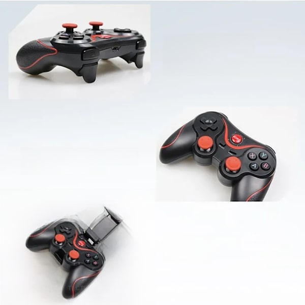 Kablet Gamepad, Kompatibel med PS2 Controller Joystick, Vibrationschok USB til Playstation 2 PC