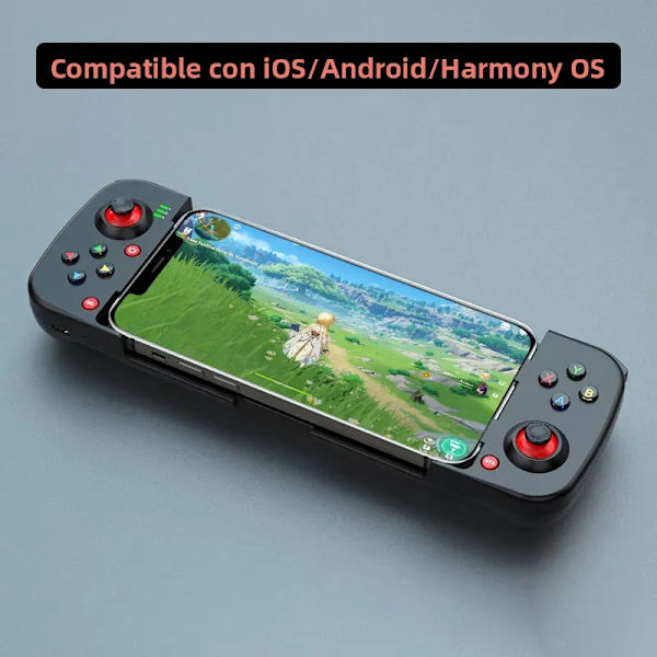 D9 Sort Trådløs Bluetooth Spilcontroller til Mobil, PC og Tablet, Dobbelte Hall Triggere, Kompatibel med Switch / PS3 / PS4