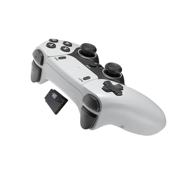 Medium Hvit 2 stk Bluetooth Trådløse Spillkontrollere Kompatible med Nintendo Switch/Android/PC